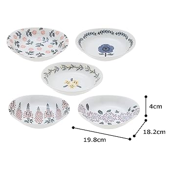 陶器の花柄楕円形容器セット 120089_92.jpg